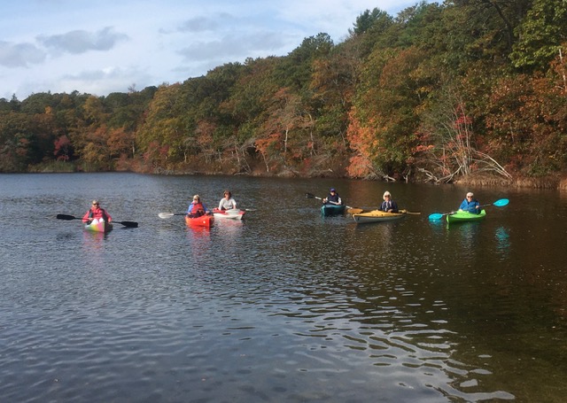 Kayak on the pond