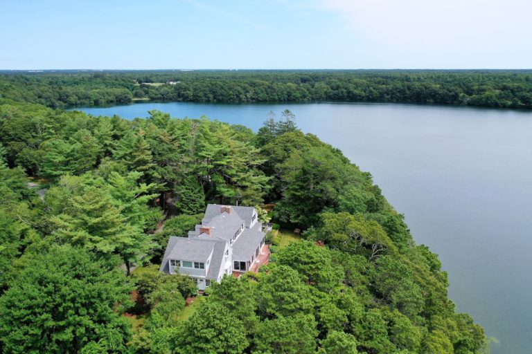 Manor House overlooking Coonamessett Pond